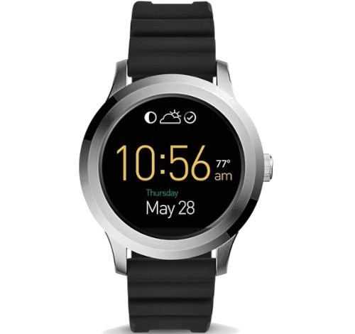 Fossil Q Founder Gen 2 Black Silicone FTW2118P watch