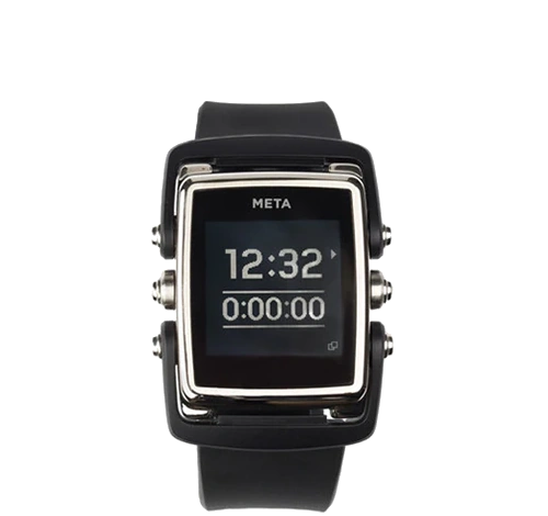 MetaWatch M1 Core Black Rubber watch