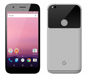 Google Pixel Android Smartphone Back and Front