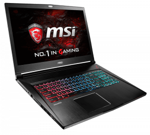 MSI GS43 VR 14-inch Laptop Right Angle