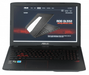 Asus GL552 Gaming Laptop Front
