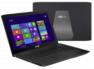 Asus ZX50 Front and back Laptop 