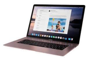 2016 MacBook Pro Left angle view