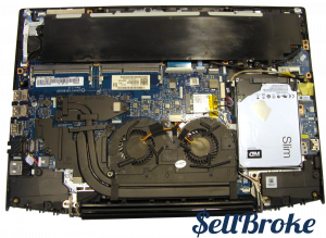 Lenovo Y40-80FA Inside Laptop Motherboard and Internals