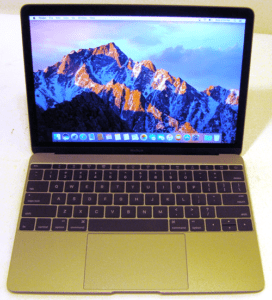 MacBook 12 Laptop Sierra OS Front