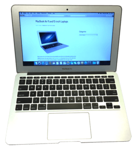 MacBook Air A1465 11 Laptop Front View