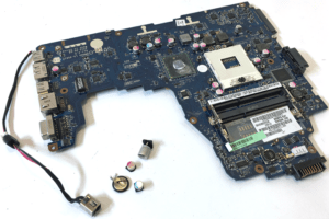 Broken Laptop Motherboard