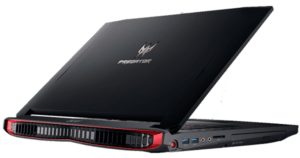 Acer Predator GTX 1060 Laptop Back Right Angle