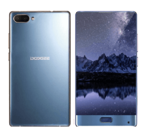 Doogee Mix Phone Blue Back and Front