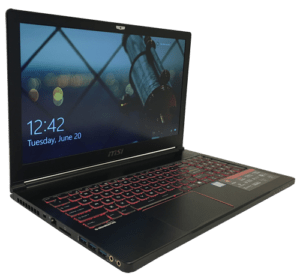 MSi Stealth GS63VR Laptop Left Angle