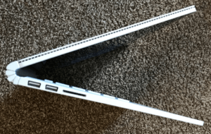 microsoft surface book laptop left profile