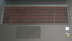 HP Omen Laptop Keyboard and Trackpad