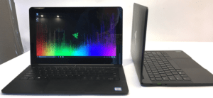 Razer Blade Laptop Front and Side