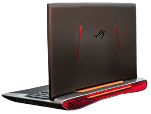 Asus G752 Laptop Back Left Open Lid