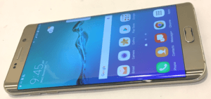 Samsung Galaxy S6 Edge Phone Sideways