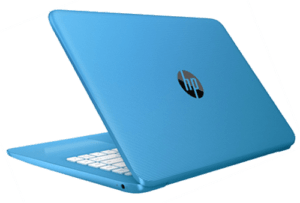 HP Stream 14 Laptop Back Blue