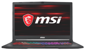 MSI GE73 Laptop Display