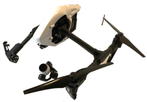 Broken DJI Inspire Drone