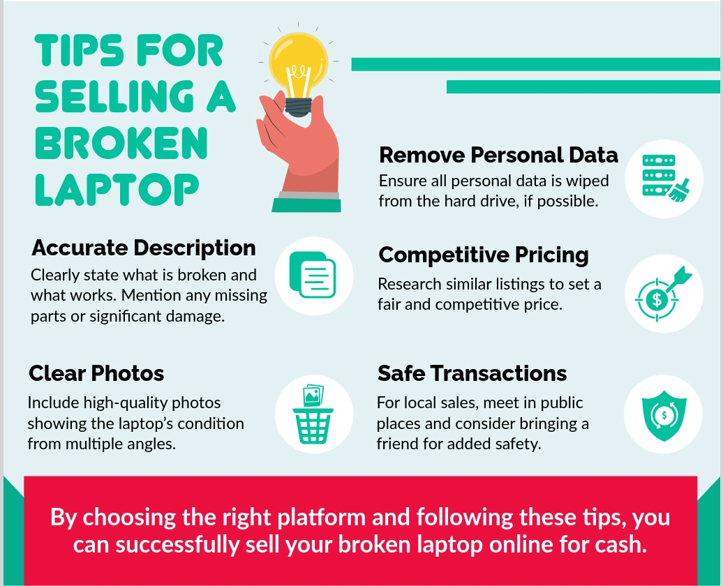 Tips for Selling a Broken Laptop