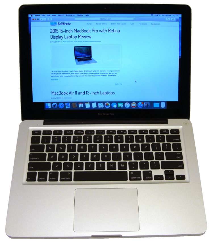 Testing a MacBook Pro before buying SellBroke