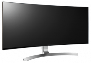 LG 34″ Ultra Wide IPS Curved Monitor Right Side