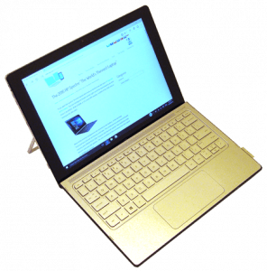 HP Spectre X2 Laptop and Tablet Right Side From Above