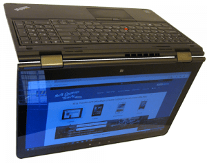 Lenovo ThinkPad Yoga 15 Laptop and Tablet from above
