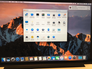 Macbook Pro System Preferences Screen Shot