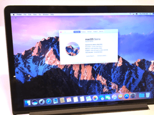 MacBook Pro A1398 OS Sierra