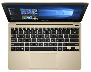 Asus E200HA Laptop From Above