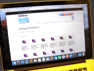 SellBroke MacBook Model Selection