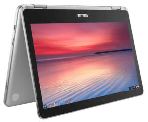 Asus Chromebook C302 Laptop Tent Mode