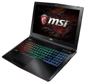 MSI GE62 Laptop Right Angle
