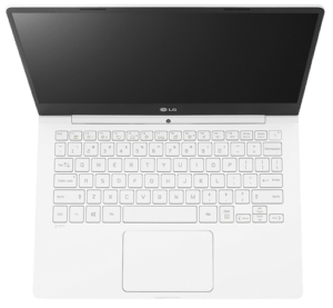 LG Gram Laptop From Above
