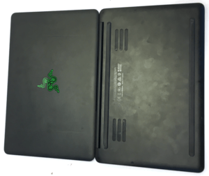 Razer Blade Laptop Top and Bottom