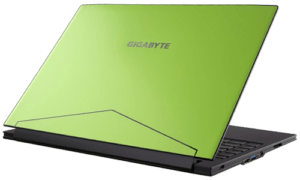 Gigabyte Aero 14 Laptop Back Green