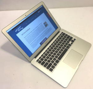 Macbook Air Laptop Left from Above