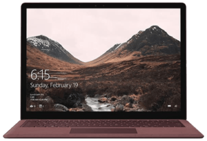 Microsoft Surface Laptop Red