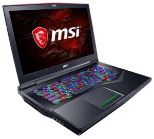 MSI GT75 Laptop Left Angle