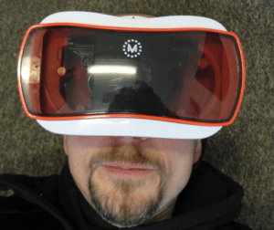 VR Set on Face